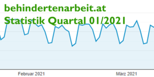 behindertenarbeit.at Statistik Quartal 01/2021