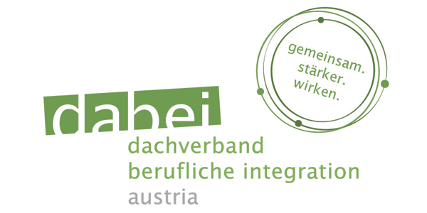 dabei dachverband berufliche integration austria Logo