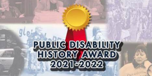 Public Disability History Award