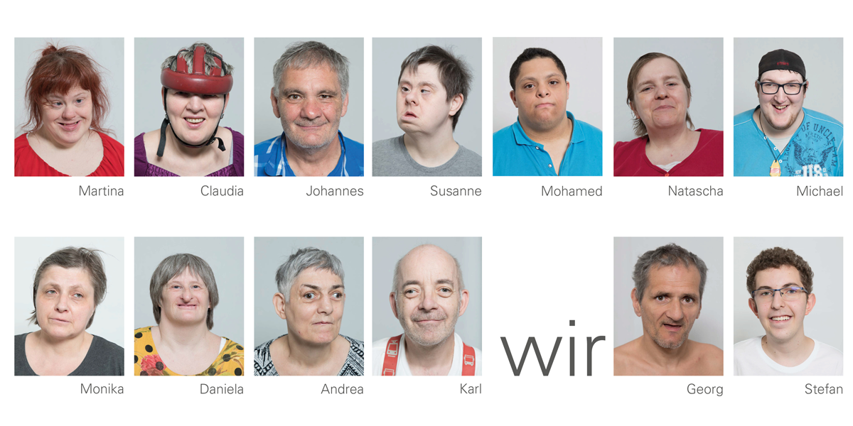 Portraits von KundInnen der Lebenshilfe Wien