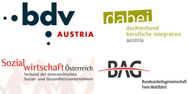 Soziale Dienstleister Österreichs Logos