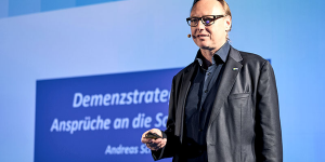 Andreas Schneider bei seinem Vortrag