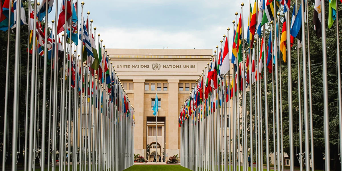 Gebäude UNO in Genf